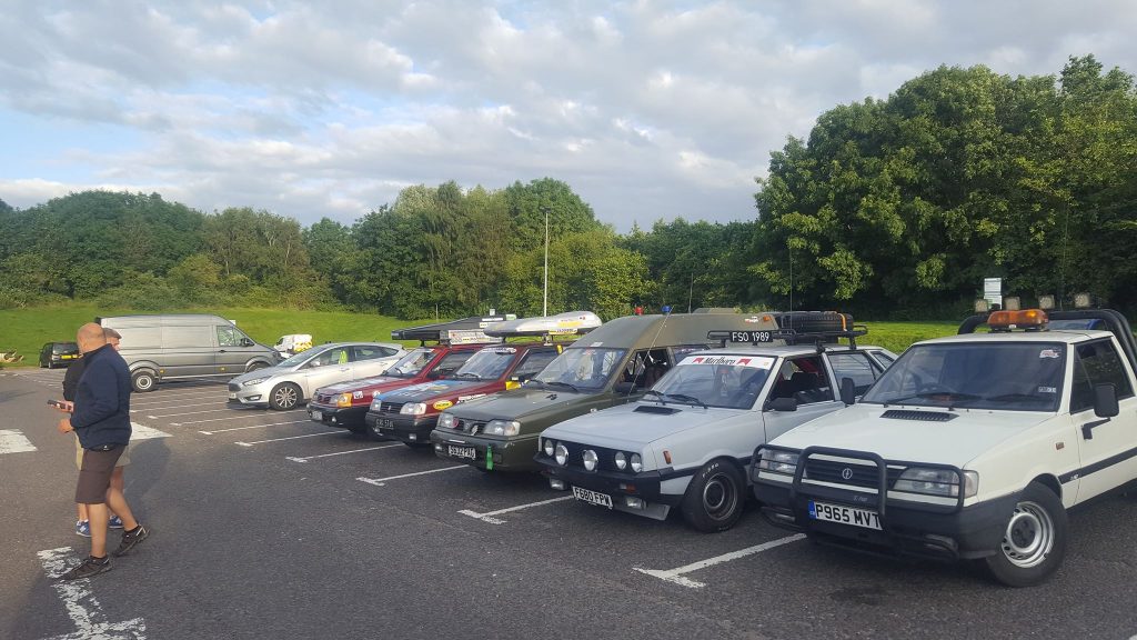 Collection of FSO Polonez's - Photo provided by Patryk Pat Druciarz Firlej