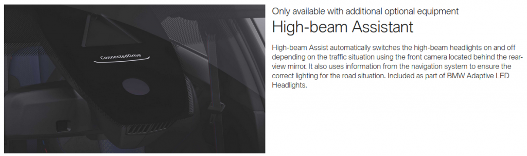 BMW provides you with "High-beam Assistant" on the new 1 Series. You know, in case you can't work out if it's not dark enough for your high beams or not.