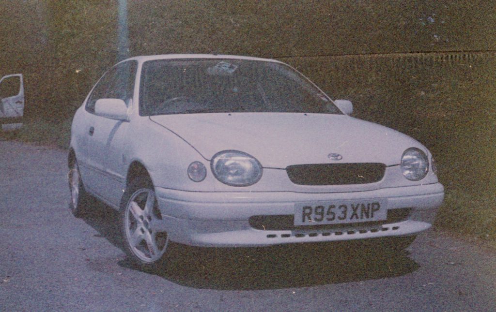 Paddy the Toyota Corolla E11 on his first excursion to London. Didn't miss a beat!