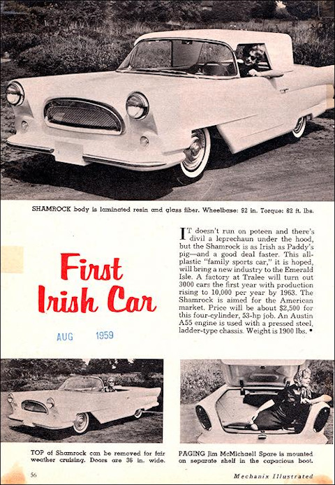 The 1959 Shamrock - The Unloved & Forgotten 6 An editorial for the Shamrock. It serves as a good drinking game - spot how many Irish cliches you can squeeze on to one page!