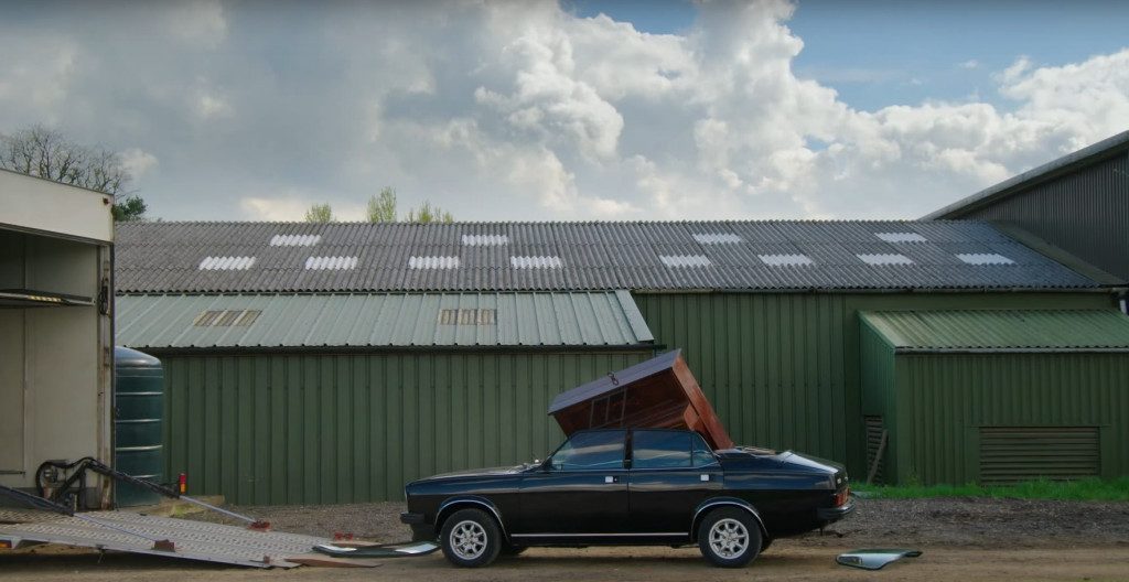 Clarkson drops a piano on this 1980 Morris Marina for The Grand Tour. But it's been saved!