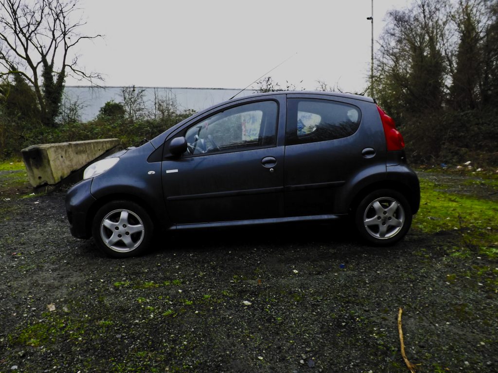 Side profile of my Peugeot 107