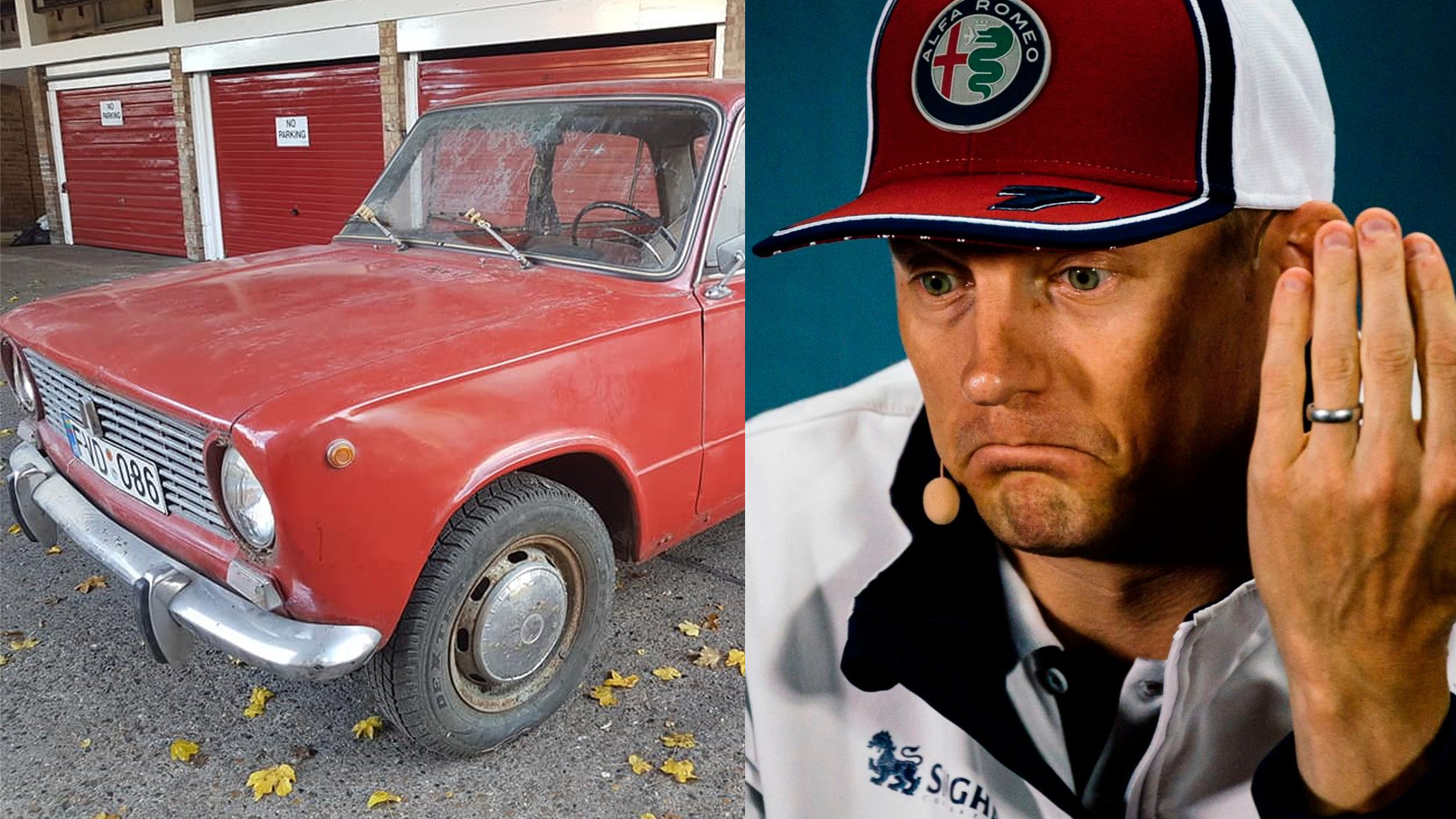 Kimi Räikkönen and the Lada