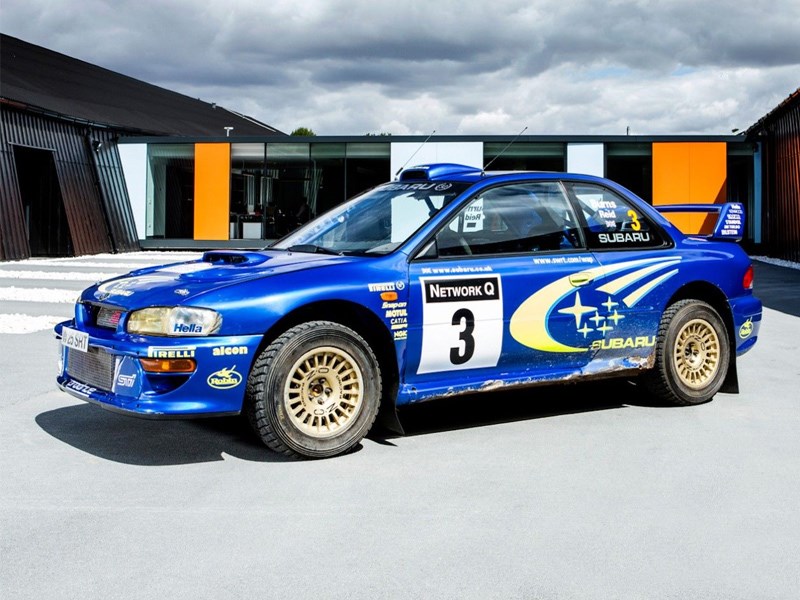 When you say "Blue" and "Subaru" to me, this is the car that I immediately think of. Richard Burn's WRC Subaru Impreza.