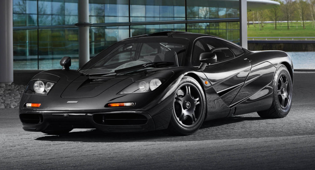 The McLaren F1 was once the fastest road car in the world, designed by Gordon Murrary while at McLaren F1. It was powered by a gold lined BMW engine.