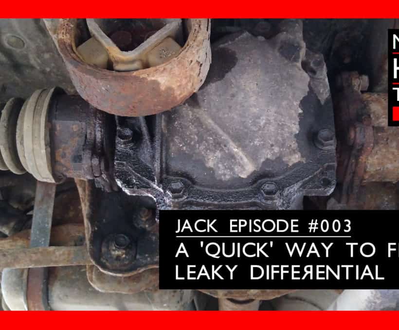 A quick way to fix a leaking differential