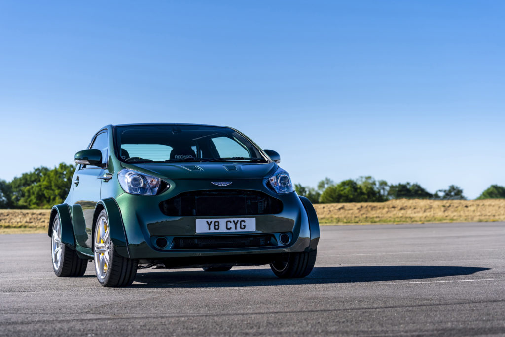 I'm sure the person who thought of putting a V8 engine in to an Aston Martin Cygnet had a huge hangover the morning after