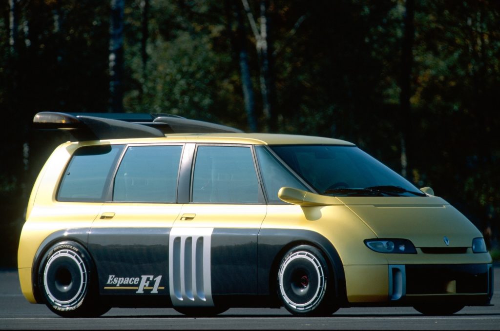 The Renault Espace F1 remains a glorious concept. School runs just aren't the same without it.