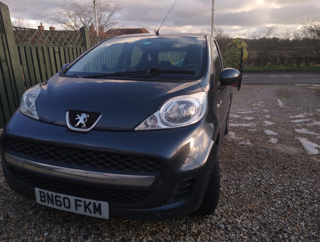State of the Fleet 2021 3 Several jobs await Rocky the 2010 Peugeot 107 this year, including the fitting of a rear anti-roll bar and it's 4th catalytic converter!