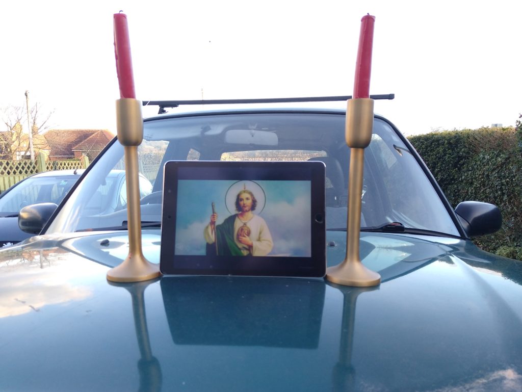 St.Jude, the patron saint of lost causes. Even St.Jude wouldn't touch this RAV4.